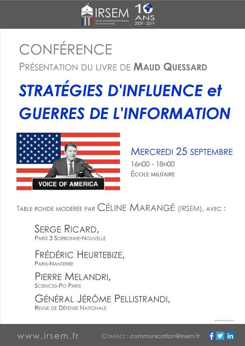 2019 09 25 Affiche PrÃ©sentation du livre de Maud Quessard